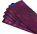 MDS Pack of 75 PCS Satin Chair Sashes Charmeuse Sateen Dining Chair Bows Ribbon Ties Back Sash for Wedding Party Birthday Home Hotel Restaurant Banquet Decoration (7 x 108 Inch, Eggplant)