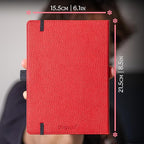 Dingbats* Wildlife Plain Journal Notebook A5 - Vegan Leather Hardcover - Ideal for Work, Travel, Writing - with Pocket, Elastic Closure & Bookmark