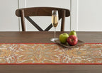 Maison d' Hermine Table Runner 100% Cotton Single Layer Table Runners 48 inches Long for Thanksgiving Christmas Decorations Home Kitchen Dining Party Wedding (Kashmir Paisley, 14.5" x 48")