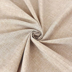 Fitable Faux Linen Beige Table Clothes 60 x 84 Inch - 2 Pack Neutral Tablecloths for Rectangle Tables, Faux Burlap Table Covers for Kitchen Dining, Wedding, Party, Farmhouse, Outdoor Picnic