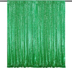 Dark Green 10ftx10ft Sequin Backdrop Curtain Glitter Christmas Background Drapes Sparkle Photography Backdrop for Party Bridal Birthday Decoration