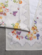 Maison d' Hermine Table Runner 100% Cotton Single Layer Table Runners 72 inches Long for Thanksgiving Christmas Decorations Home Kitchen Dining Party Wedding (Fruit D'Hiver, 14.5" x 72")