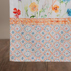 Maison d' Hermine Table Runner 100% Cotton Single Layer Table Runners 108 inches Long Decorative for Home Kitchen Dining Party Wedding Bridal Shower Spring Summer (Summer Whisper , 14.50" x 108")