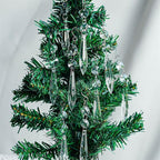 H&D 10pcs 63mm Chandelier Crystals Ornament - Clear Crystal Chandelier Prisms Icicle Drop Pendants