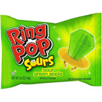 Ring Pop Sour Halloween Candy Lollipops, 30 Ct Bulk Individually Wrapped in Assorted Fruity Sour Flavors, Full Size, Hard Candy For Birthday, Party Favors, Trick or Treat, Halloween Bowls, Kids Gifts