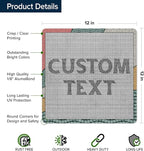 Custom Sign, Custom Street Sign, 11 Font Colors, 13 Font Styles, 4 Hole Options, 22 Sizes, 12x12 Inches, Rust Free DiBound, Fade Resistant, Made in USA by My Sign Center (Fauxsaic 2)