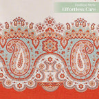 Maison d' Hermine Table Runner 100% Cotton Double Layer Table Runners 108 inches Long for Thanksgiving Christmas Decorations Home Kitchen Dining Party Wedding (Cachemire, 14.5" x 108")