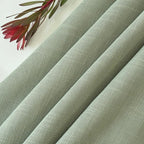 maxmill Lux Faux Linen Tablecloth with Slubby Textured Weaves Wrinkle Free Anti-Shrink Soft Table Cloth for Kitchen Dining Tabletop for Outdoor and Indoor Use Rectangle 60 x 84 Inch Sage Green