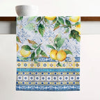 Maison d' Hermine Table Runner 100% Cotton Single Layer Table Runners 108 inches Long Decorative for Home Kitchen Dining Party Baby Shower Wedding Bridal Shower Spring Summer (Citrus, 14.50" x 108")
