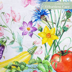 Maison d' Hermine Table Runner 100% Cotton Double Layer Table Runners 72 inches Long Decorative for Home Kitchen Dining Party Baby Shower Wedding Bridal Shower Spring Summer (Giverny, 14.50" x 72")