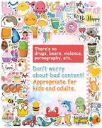 Sticker for Water Bottles, 100 Pcs/Pack Cute Vinyl Waterproof Vsco Laptop Stickers for School Students Gifts Classroom Teachers Prizes Stickers for Kids Teens Girls