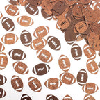 200PC Football Confetti for Table,Football Baby Shower Decorations, Football Birthday Party Decorations,Football Themed Party Supplies