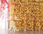 Flower Garland, Artificial Hydrangea Vine Flowers, Hanging Fake Hydrangeas Vine for Room Anniversary Wedding Birthday Christmas Wall Arch Decor, 2 Pcs, Floral Garland, Champagne Flower