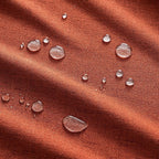 MIULEE Burnt Orange Linen Tablecloth 52x70 Inch Rectangle Table Cloth Waterproof,Stain Resistant & Wrinkle Resistant for Dining Party Wedding
