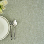 maxmill Flaxy Faux Linen Tablecloth with 2-Tone Slubby Texture Wrinkle Free Anti-Shrink Soft Table Cloth for Kitchen Dining Tabletop for Outdoor and Indoor Use Rectangle 60 x 84 Inch Sage