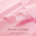 VACVELT Wedding Arch Draping Fabric Blush Pink Chiffon, 2 Panels Sheer Drapes 30 Inch x 20ft Chiffon Backdrop Curtain Wedding Decor, Outdoor Sheer Drapery for Ceremony Party Ceiling