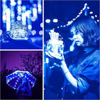 Twinkle Fairy Lights Battery Powered 3 Modes with Timer Firefly Lights 20 LED on 7.2feet Silvery Copper Wire for DIY Wedding Party Christmas Halloween Centerpiece Decorations 15 Pack (Blue)