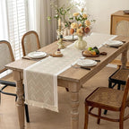 Table Runners 63 Inches,Waterproof Boho Table Runner with Tassel Fringe,Table Runner for Party Coffee Table