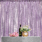 JYFLZQ Lavender Sequin Backdrop Curtains 6ft x 8ft 1 Panel Glitter Photo Booth Backdrops Sparkly Photography Background Drapes for Parties Wedding Bridal Showers