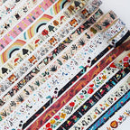 Washi Tape Set 39 Rolls - Cute Animal Colored Decorative Adhesive Tape for Kids, Masking Tape for Scrapbooking Supplies, DIY Crafts, Gift Wrapping, Junk Journal, Planners, School Supplies