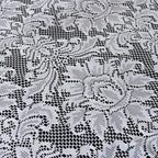 Efavormart 72" x 72" Jolly Good Lace Table Square Tablecloth Overlay-White Square Tablecloth Cover for Wedding Party Event Banquet