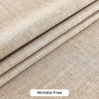 Fitable Faux Linen Tablecloths for Rectangle Tables: Water & Stain Resistant Farmhouse Table Cloth, Washable Burlap Textured Table Covers for Kitchen Dining Party(2 Pack, 60x102 Inch, Beige)