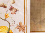 Maison d' Hermine Table Runner 100% Cotton Double Layer Table Runners 108 inches Long for Thanksgiving Christmas Decorations Home Kitchen Dining Party Wedding (Potiron, 14.5" x 108")