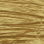 YOUR CHAIR COVERS - 90 x 132 inch Rectangular Crinkle Taffeta Tablecloth - Gold, Rectangle Table Linens for 6 ft Rectangular Tables, Wedding Crushed Table Cloth