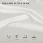 Aneco 16 Pack Square Satin Napkin Bright Silk Table Napkin Soft Smooth Fabric Table Napkin for Wedding Banquet Party Decoration, Grey, 20 x 20 Inch