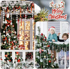 Nuenen 100 Pcs Acrylic Hanging Crystals for Centerpieces Chandelier Clear Crystal Garland Strands Ornament Acrylic Clear Beads Prisms Pendant for Christmas Tree Window Home Decoration(Teardrop)