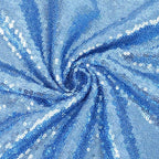 Eternal Beauty Baby Blue Sequin Backdrop, 6x6 Ft Glitter Background Curtains for Shimmer Photography Party Wedding Birthday Back Drop Decor