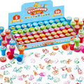 JOYIN 50 Pcs Animal Stamps for Kids, with 50 Different Designs, Farm,Sea Animals,Stamps for Crafting, Prize Box Toys for Classroom, Kids Party Favor, Goodie Bag, Halloween, Christmas