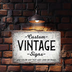 D-Story Personalized Metal Sign, 12.0 inches x 8.0 inches, Modern Decorative Signage, Custom Text, Rust and Fade Resistant, Office, Home, Delivery Signs