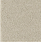 Ottomanson 3' x 20' Shaggy Runner Rug - Plush & Cozy Non-Slip Carpet for Bedroom, Living Room, Bathroom & Entryway - Durable & High-Traffic Friendly for Hallways & Dorms, Cream