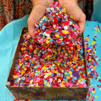 Multicolor Confetti - Mexican Colorful Party Confetti - 1.5 LBs/680 grams - Round Tissue Confetti