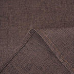 NLMUVW Brown Linen Tablecloth Round Tables, Small Chocolate Table Cloth Farmhouse Table Cover for Kitchen Dining Coffee Cafe, 36 Inch