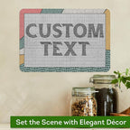 Custom Sign, Custom Street Sign, 11 Font Colors, 13 Font Styles, 4 Hole Options, 22 Sizes, 7x10 Inches, Rust Free DiBound, Fade Resistant, Made in USA by My Sign Center (Fauxsaic 2)