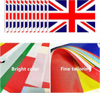12 Pack United Kingdom Desk Flags Set, UK Small Mini Table Office Flags With 12" Solid Black Pole, Black Base and Spear Top, Miniature Desktop Flag, Home Decoration, Office Decoration, Festival