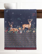 Maison d' Hermine Table Runner 100% Cotton Double Layer Table Runners 108 inches Long for Thanksgiving Christmas Decorations Home Kitchen Dining Party Wedding (Christmas Joy, 14.5" x 108")