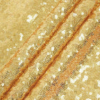 Eternal Beauty Sequin Backdrop Curtains, 2x8 Ft-2 Panels Gold Back Drop for Shimmer Photography Party Wedding Birthday Decor