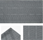 Artoid Mode Dark Grey Farmhouse Woven Rustic Hollow Table Runner, Seasonal Holiday Hollow Kitchen Dining Table Decoration for Home Party Decor 12x120 Inch