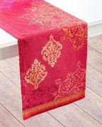 Maison d' Hermine Table Runner 100% Cotton Single Layer Table Runners 72 inches Long for Thanksgiving Christmas Decorations Home Kitchen Dining Party Wedding (Versailles, 14.5" x 72")