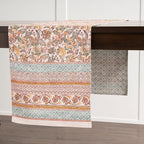 Maison d' Hermine Table Runner 100% Cotton Double Layer Table Runners 108 inches Long for Thanksgiving Christmas Decorations Home Kitchen Dining Party Wedding (Nila, 14.5" x 108")
