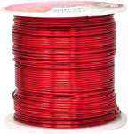 Mandala Crafts 20 Gauge Anodized Aluminum Craft Wire for Jewelry Making - 450 FT Colored Flexible Silver Copper Purple Gold Brown Red Wire - Bendable for Bonsai Armature Crafting Sculpting
