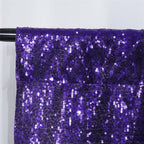 SquarePie Sequin Backdrop Curtain Non-Transparent Sparkly Background for Wedding Party 2FT x 8FT Purple 2 Panel