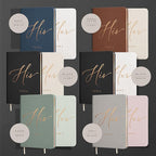 ARTESORI Vow Books His and Hers - Linen Wedding Vow Books Perfect as Bride & Groom Gifts, Wedding Registry Ideas - His & Hers Gifts Wedding Vow Book - Wedding Essentials & Accessories