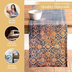 Maison d' Hermine Table Runner 100% Cotton Single Layer Table Runners 108 inches Long for Thanksgiving Christmas Decorations Home Kitchen Dining Party Wedding (Imperfection, 14.5" x 108")