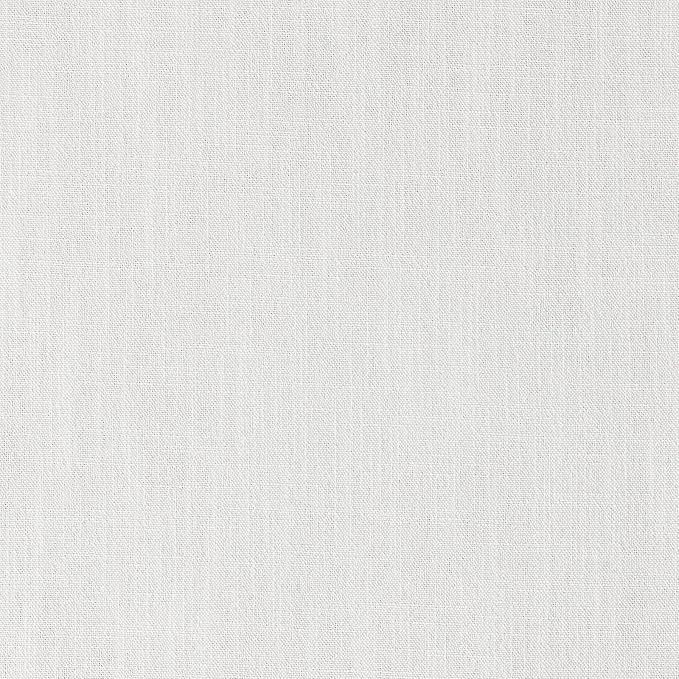 ZeeMart Linen Textured Border Table Runner, 14 x 60 Inch White, Farmhouse Style White Table Runners 60 Inches Long, Easy Care Everyday Polyester Table Runner