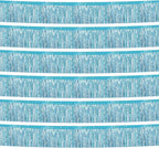 6 Pack 10 Feet Foil Fringe Garland Metallic Tinsel Streamers Banner Wall Hanging Curtain Backdrop Banner for Parade Floats, Thanksgiving, Christmas, Birthday, Halloween Party Decorations(Light Blue)