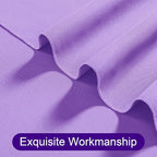 DWCN 10x10 FT Backdrop Curtains for Parties, Photography Backdrop Drapes with Rod Pockets for Wedding Decorations Stage Birthday Family Gatherings, 2 Panels 5ft x 10ft, Lavender